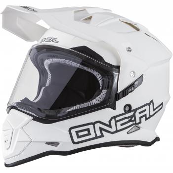 Casco Enduro Mx Oneal 2019 Sierra II Flat Blanco (M, Blanco)