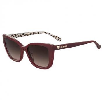 Love Moschino Solares MOL073/S – Design Rettangolare Rosso