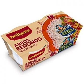 ARROZ BRILLANTE REDONDO VASO. PAC-2 x 125grs