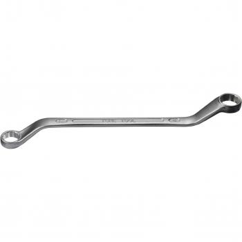 TONE Long Box Angle Wrench – 17 × 19 mm (45°), HPM45‑1719, Silver