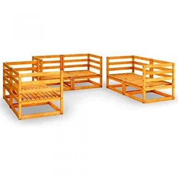 VidaXL 6-teiliges Garten-Lounge-Set aus Kiefer