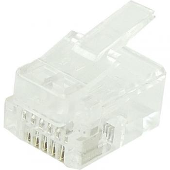 RJ12 6P6C Maschio Crimpare – Kit 25 pezzi – Bematik