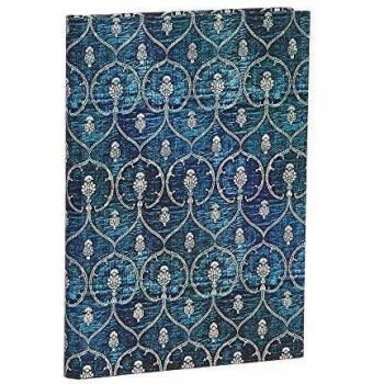 Paperblanks Cuadernos de Tapa Dura Terciopelo Azul | Liso. | Midi