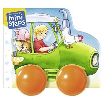 Mein erstes Räder-Rasselbuch: Fahr los, kleiner Traktor!: Ab 12 Monaten (ministeps Bücher)