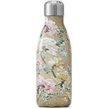 BPA‑Free 260 mL Vintage Rose Thermo Bottle