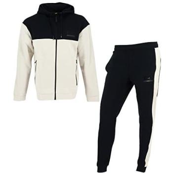 Jogging Luxe EA7 Beige-Noir