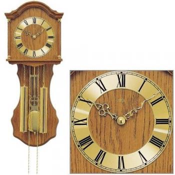 AMS H211/4 Holzpendelwanduhr Mehrfarben 80x35x20 cm