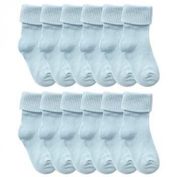 Sock Snob Baby Girl 12 Pair Soft Cotton Socks