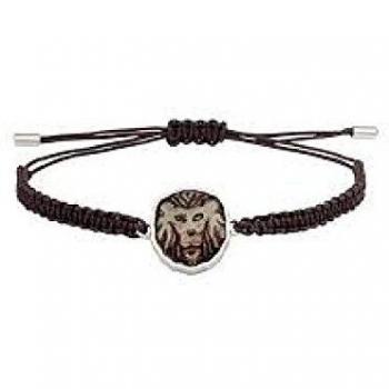 Swarovski Bracelets Endangered Animals Lion Bracelet Brown White Black Female ONE SIZE