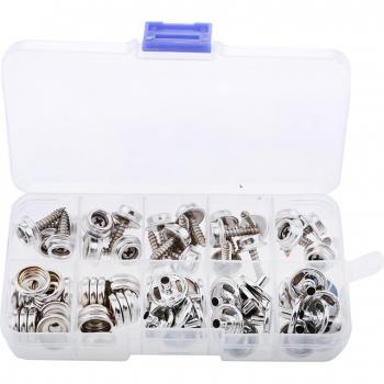 Kit de Accesorios 15mm: Tapa Lona, Pines y Broche Fijo