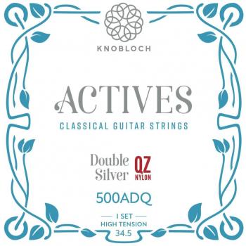 Ensemble de cordes Knobloch 500ADQ Active QZ Nylon – Forte charge pour guitare classique