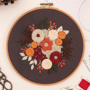 Handmade Flower Embroidery Set
