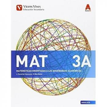 MAT 3 A ANDALUCIA (AULA 3D) (Tapa blanda).