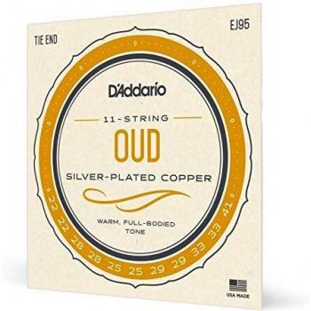 D’Addario EJ95 Oud Strings, Wound on Nylon – DDAAEEBBF#