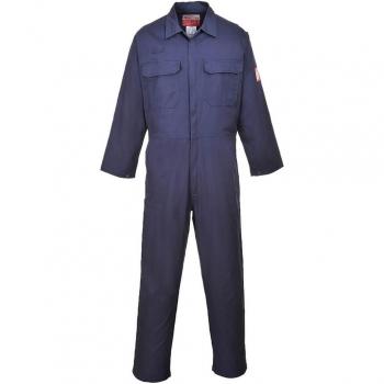 Combinaison Hi‑Vis BizFlame Marine M Résistance Bleue