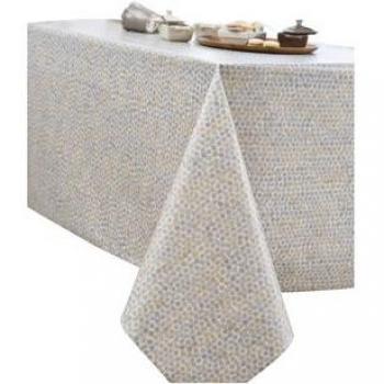 Nydel Nappe en coton enduit acrylique gris 250x160 cm