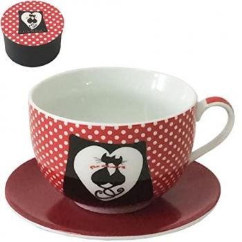 Set Bol et Tasse de Chat ENESCO