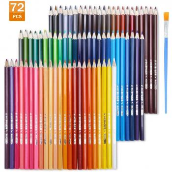 Lápiz de Color 72 Colores Ideal para Adultos y Niños EBES