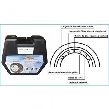 Catene da neve rombo 16mm 4WD SUV 4X4 Gruppo 250 CARALL