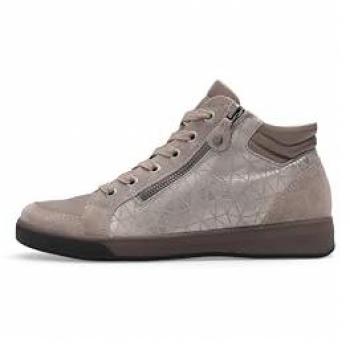 Ara Rom Damen Sneaker Hochschnitt Leder Beige