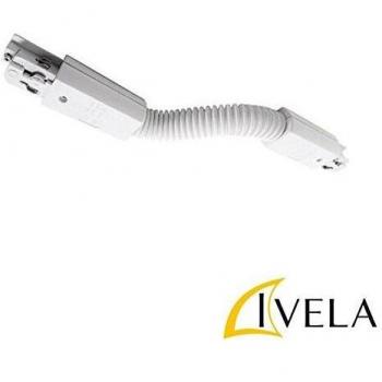 Ivela flexibler Verbinder quadratisch weiß