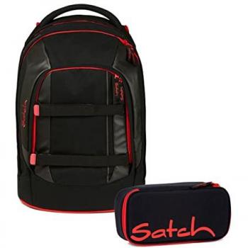 Satch Schulrucksack Fire Phantom 2-teilig mit Laptop-Fach
