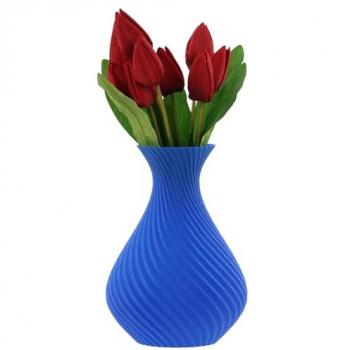 Tasse décorative 3D bleu en PLA
