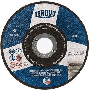Disco de Corte 41C A46-BF para Acero Inoxidable, 230x1.9x22.2