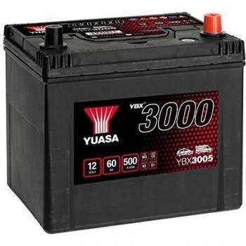 Yuasa YBX3005 SMF Battery 12V 60Ah 450A