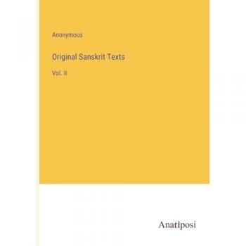 Anonymous: Original Sanskrit Texts