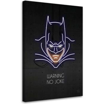 Panel Neón Batman 40x60 – Cuadro Gris