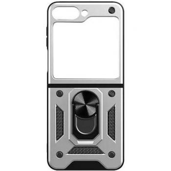 Avizar ArmoRing Smartphone Hülle für Galaxy Z Flip5, Grau