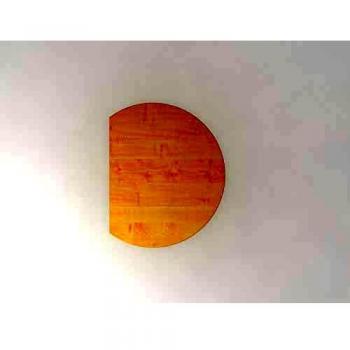 Anbautisch mit Fuß 80x100cm Ahorn/Silber