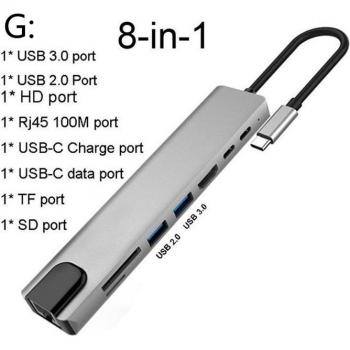 Hub USB-C PD3.0 para MacBook Air y Pro
