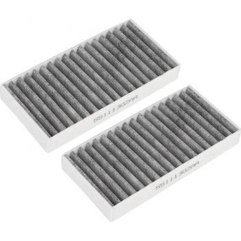 2 pcs Active Carbon Cloth Cabin Air Filter for Jeep Wrangler 3.8