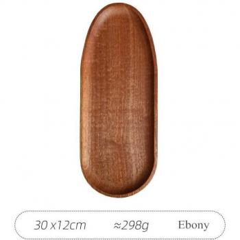Solid Wood Fruit and Steak Dish