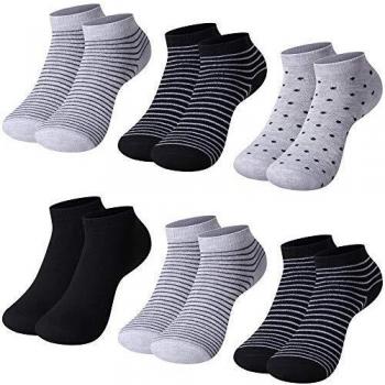 Mädchen-Bambus Sneaker‑Socken L&K-II 12 Paar, Größe 39-42
