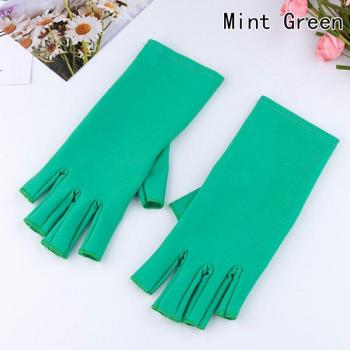 Fingerless UV Protection Gloves with LED Tool