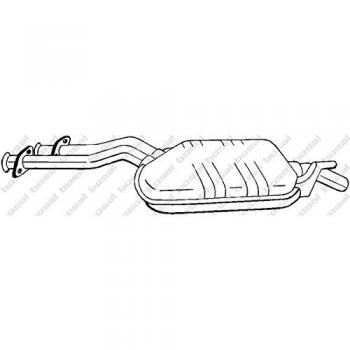 Mittelschalldämpfer 175-291 von BOSAL