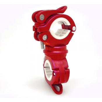 Soporte de Luz Frontal para Bicicleta con Rotación
