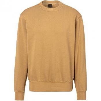 We__Dye BOSS ORANGE Herren Sweatshirt Beige Relaxed Fit XL