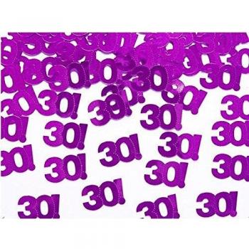 KONS35‑30 PartyDeco Confetti Metallic 30 Viola Coriandolini da Tavola