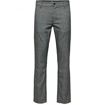 Selected Storm Pantalon Homme Slim Gris Flex