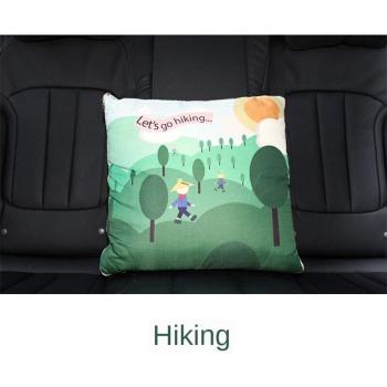 B-LIFE kit de viaje: manta y almohada con clip
