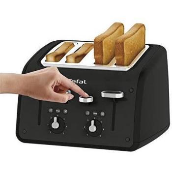 Tefal TF700N40 4-Slice Toaster Black