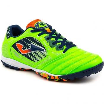 Liga 5 JOMA 615 AW Verde Fluor Turquesa Naranja Turf 44