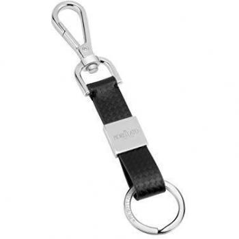 Morellato Herren-Keyring aus Edelstahl & Leder – SU0631