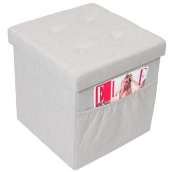 Coque de Couchage Blanc Pliable et Capitonné