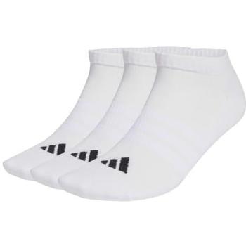 Adidas Cushioned Essentials Low Cut Socks – 3-Pack (White/Black)