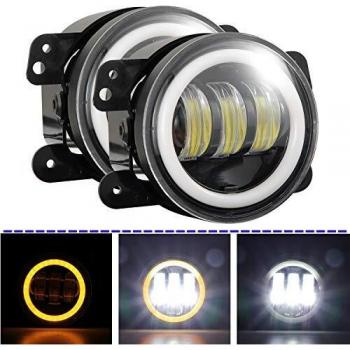 Faro da Lavoro YUGUANG 4 60W 2400LM Luci Bianche e Ambra